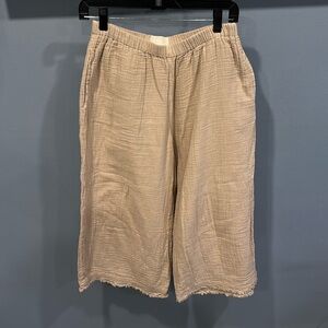 Honest Cotton Crop Palazzo Pull-On Pant Size S/M